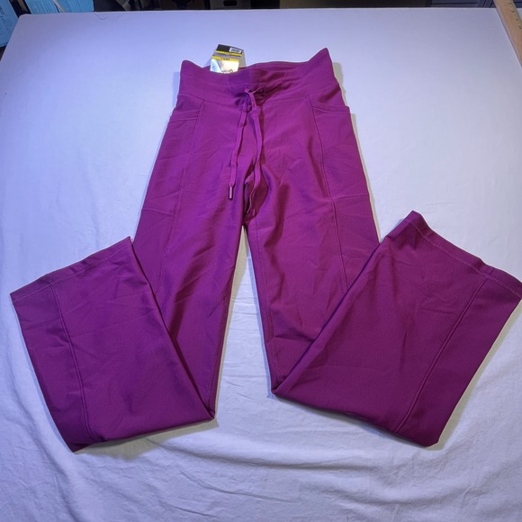 32 Degrees Pants - 32 Degrees Womens Purple Flare Active Pants Sweatpants Size Small NWT